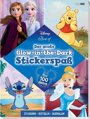 Panini Disney Best of Der große Glow-in-the-Dark-Stickerspaß Softcover Buch Kind