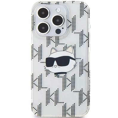 Schutzhélle Karl Lagerfeld IML Choupette Transparent fér iPhone 15 Pro Max