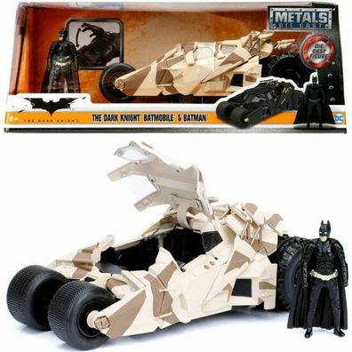 DC Comics The Dark Knight Batmovil Metall Tarnung Auto + Figur Set
