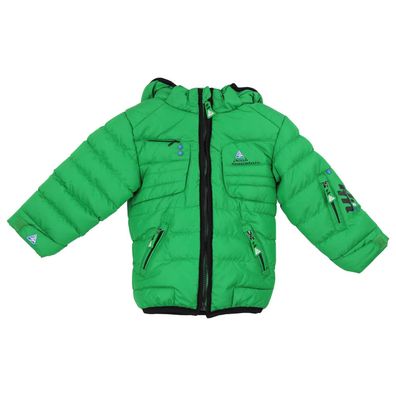 Baby-Daunenjacke PEAK Mountain lecapti-vert schwarz