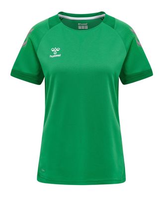 T-Shirt Hummel Hmllead S/S Poly Jersey Damen grén