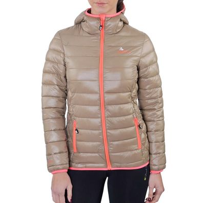 Damen Steppjacke Peak-Mountain Aliseo Taupe