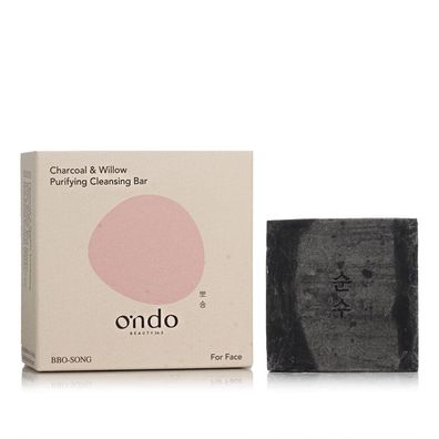 Ondo Beauty 36.5 BBO-SONG Holzkohle & Weide Reinigender Reinigungsriegel 70 g