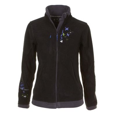 Fleecejacke Peak Mountain ARIL Schwarz Damen