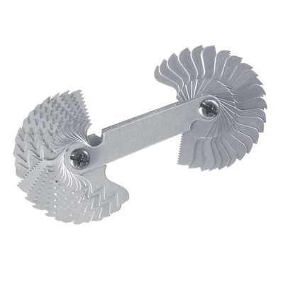 Kombi Gewindelehren metrisch und zöllig 0,25–6 mm / 4–62 BSW