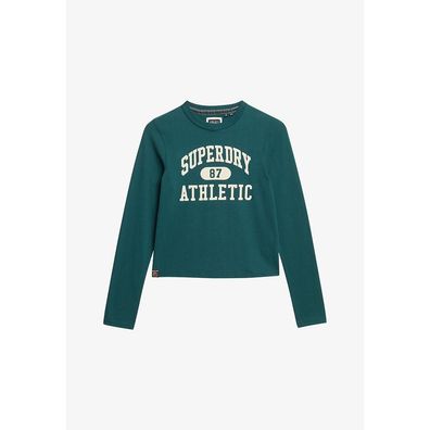 T-Shirt Superdry Athletic Essentials Ringer Slim mit langem ßrmel