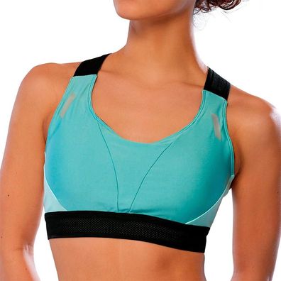 Sport-BH Mizuno Tech High Support Sports Top, Wolkenblau