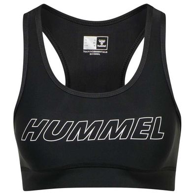 Sport-BH Hummel Tola mit doppelter Frontschicht, schwarz