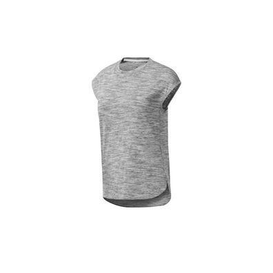 T-Shirt Reebok EL Marble Grau Damen Fitness