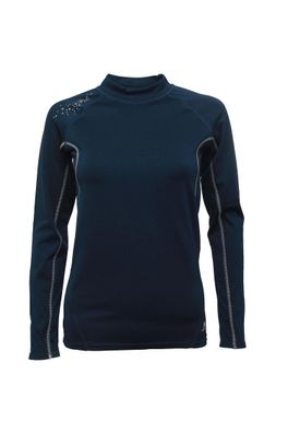 Technisches T-Shirt Peak Mountain Anshine-Marine Blau mit Punkten