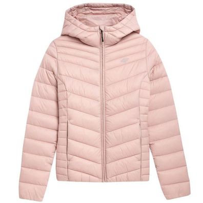 Damen Sportjacke 4F TDJAF095 wasserabweisend, leicht, mit Kapuze