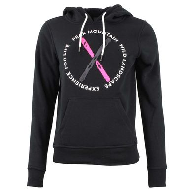 Sweatshirt Peak Mountain aconor-noir mit Kapuze schwarz