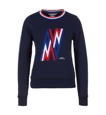 Damen Sweatshirt Peak Mountain Atamine Marineblau