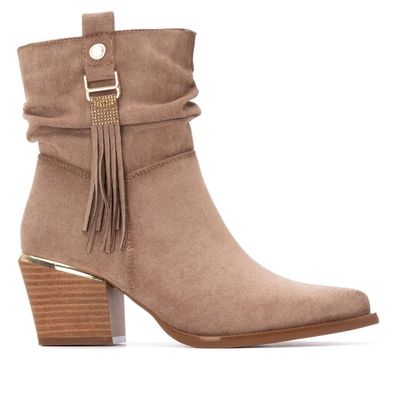 Bottinen Xti 14446103 Beige mit Cowboy-Stil