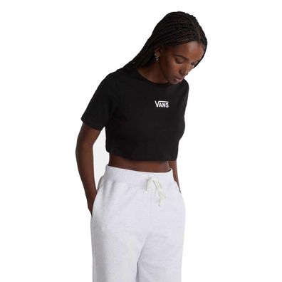 T-Shirt Vans Flying V Crop II Schwarz