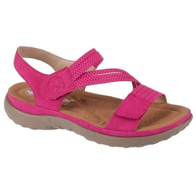 Sandalen Rieker 64870 Velcro Rosa