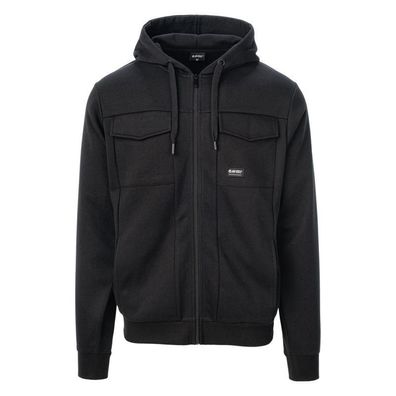 Sweatshirt Hi-Tec Barin mit Kapuze, schwarz, XXL