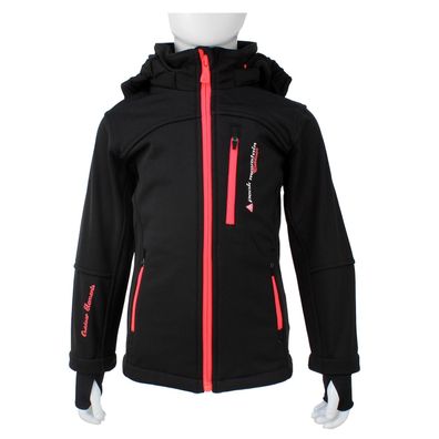Softshelljacke Peak Mountain Fanne Schwarz