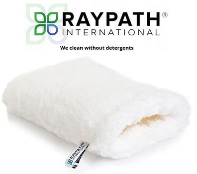 Raypath Weißer Handschuh mit Nanosilber zum Nassreinigen Größe S Ökologisch