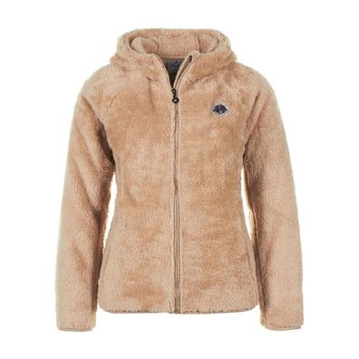 Fleecejacke peak-mountain falanzo-camel fér Mädchen, warm