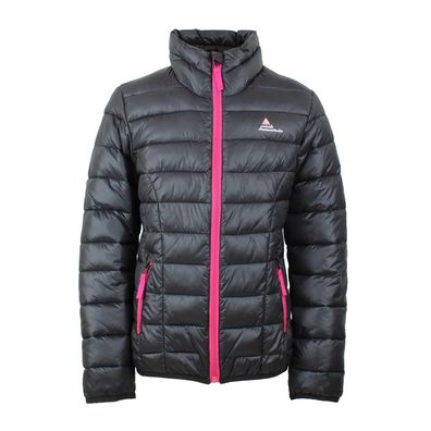 Daunenjacke Peak-Mountain Garo Schwarz Leicht fér Mädchen