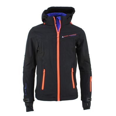 Softshelljacke Peak-Mountain Gamala Schwarz