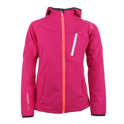 Softshelljacke Peak Mountain FANSO wasserdicht fuchsia