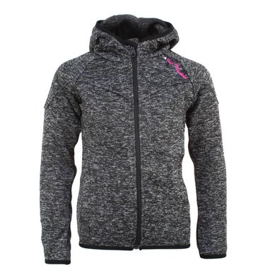 Kinder Fleecejacke Peak-Mountain Fatora Schwarz