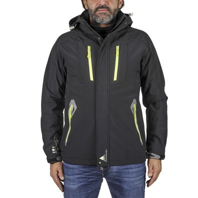Softshelljacke Peak-Mountain Cilo Schwarz
