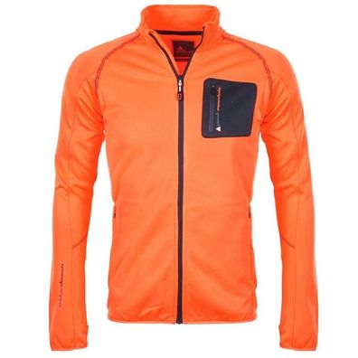 Sportjacke Peak Mountain Cemano Orange mit Fleece-Futter
