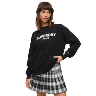 Sweatshirt Superdry Sport Luxe Schwarz