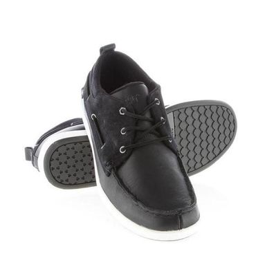 Sneaker Caterpillar Alec aus natérlichem Leder, schwarz