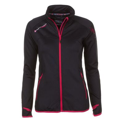 Sportjacke Peak-Mountain Faclimate fér Mädchen, schwarz