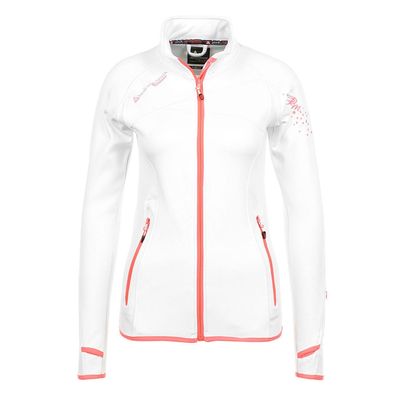 Outdoorjacke Peak-Mountain faclimate-blanc Weiß, Fleece, wasserdicht