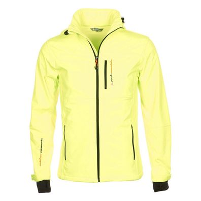 Softshelljacke Peak-Mountain Ecanne Gelb Jungen