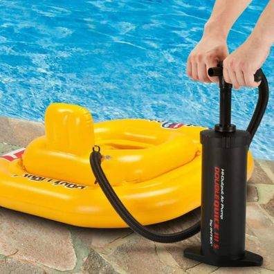 Gonfler Intex Double Quick III Handpumpe schwarz