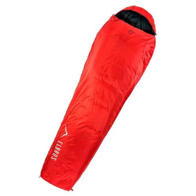 Schlafsack Elbrus Carrylight II 800 camlon (rot-schwarz)