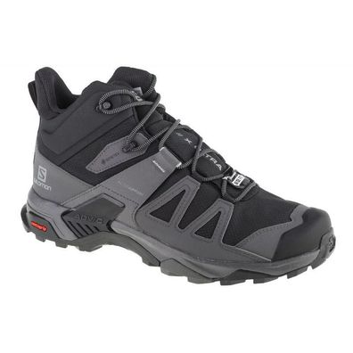 Wanderschuhe Salomon X Ultra 4 Mid Wide GTX Schwarz
