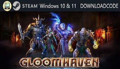 NEU PC Computer Spiel Gloomhaven für Windows 10 11 STEAM Download Code Game Key