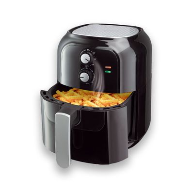 XL Heißluftfritteuse 5,5 L Heißluft Fritteuse 1400W Heißluft Ofen 80-200°C NEU