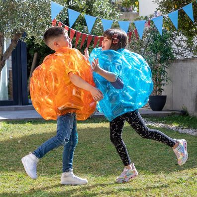 Riesiger aufblasbarer Ball von Northix Bumpoy InnovaGoods Orange und Blau