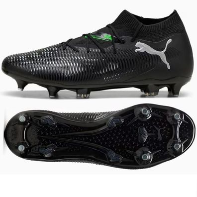 Sportschuhe Puma FUTURE 8 MATCH MxSG schwarz grau neongrén