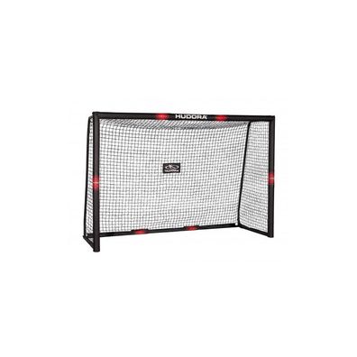 Fußballtor HUDORA Pro Tect 240 Schwarz und Neonrot