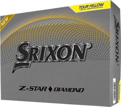 Golfball Srixon Z-Star Diamond Gelb