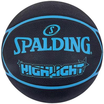 Basketball Spalding Highlight Ball 84356Z schwarz
