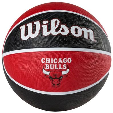 Basketball Wilson NBA Team Tribute Chicago Bulls Größe 7 Rot-Schwarz