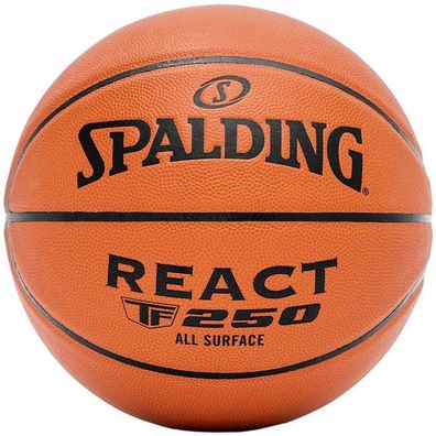 Basketball Spalding React TF-250 Orange Größe 5