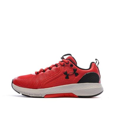 Sportschuhe Under Armour Air Jordan Rote Leder Basketballschuhe