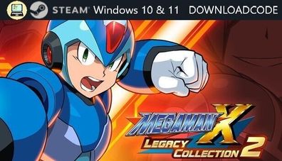 NEU PC Computer Spiel Mega Man X Legacy Collection 2 für Windows 10 11 STEAM Key