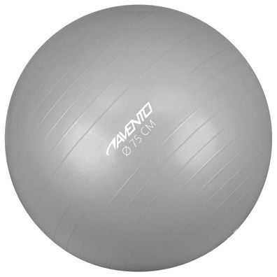 Fitnessball avento 75 cm Silber